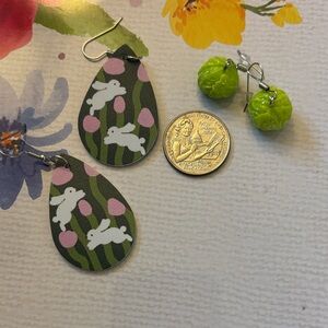 Bunnies and CabbagesEarrings